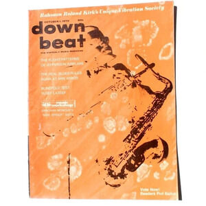 Vtg October 1, 1970 Down Beat Music Magazine Vol. 37 No. 19 - Jefferson Airplane